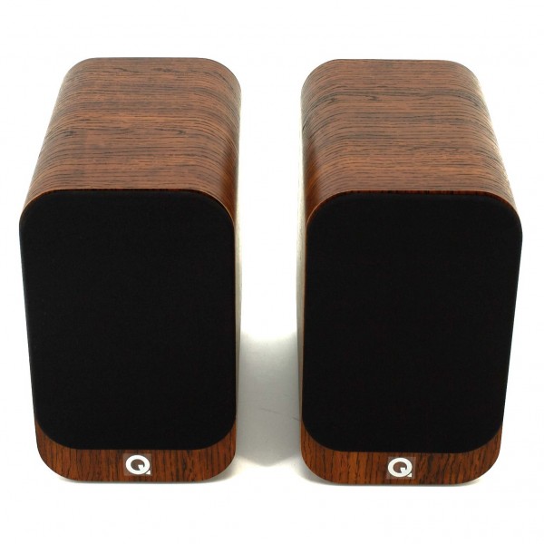 Q Acoustics Q 3010i Bookshelf Speakers (Pair), English Walnut - Secondhand