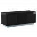 Alphason Element Modular 1250XL TV Cabinet, Black Gloss - Angled, Right