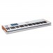 Arturia Keylab MK3 61-Note MIDI Keyboard, White - Angled 2