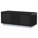 Alphason Element Modular 1250XL TV Cabinet, Black Gloss - Angled, Left