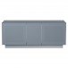 Alphason Element Modular 1250XL TV Cabinet, Grey Gloss - Front