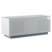 Alphason Element Modular 1250XL TV Cabinet, White Gloss - Angled, Right