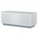 Alphason Element Modular 1250XL TV Cabinet, White Gloss - Angled, Left