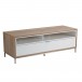 Alphason Chaplin ADCH1135 TV Cabinet, Light Oak Front View