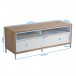 Alphason Chaplin ADCH1135 TV Cabinet, Light Oak Dimensions View