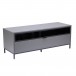 Alphason Chaplin ADCH1135 TV Cabinet, Charcoal Front View