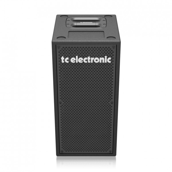 TC Electronic BC208 Vertical 200W 2 x 8" Portable Bass Cabinet, 8 Ohm, Front Slanted