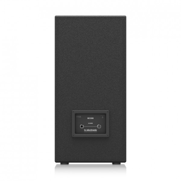 TC Electronic BC208 Vertical 200W 2 x 8" Portable Bass Cabinet, 8 Ohm, Rear