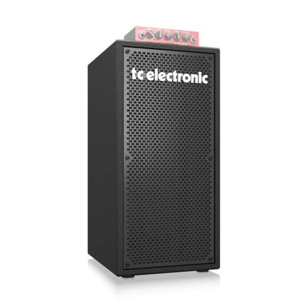 TC Electronic BC208 Vertical 200W 2 x 8" Portable Bass Cabinet, 8 Ohm, With Amp