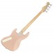 Fender Flea Jazz Bass Active MN, Satin Shell Pink Back View