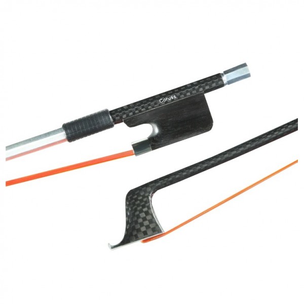 Coruss Carbon Bow for Cello, Orange Hair