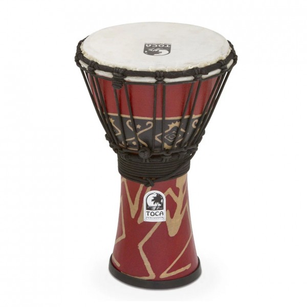 Toca 7" Djembe Freestyle Rope Tuned Bali Red - Main