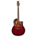 Deluxe Roundback Electro Acoustic Guitar by Gear4music, Red Burst - Secondhand