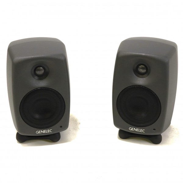 Genelec 8020D Studio Monitor, Grey (Pair) - Secondhand