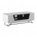 Alphason Chromium 2 1000 TV Cabinet, Gloss White - Angled