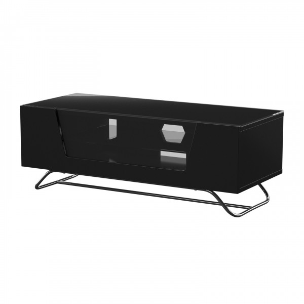 Alphason Chromium 2 1000 Gloss Black TV (up to 50") Cabinet