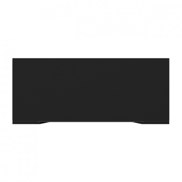 Alphason Chromium 2 1000 TV Cabinet, Gloss Black - Top-down View