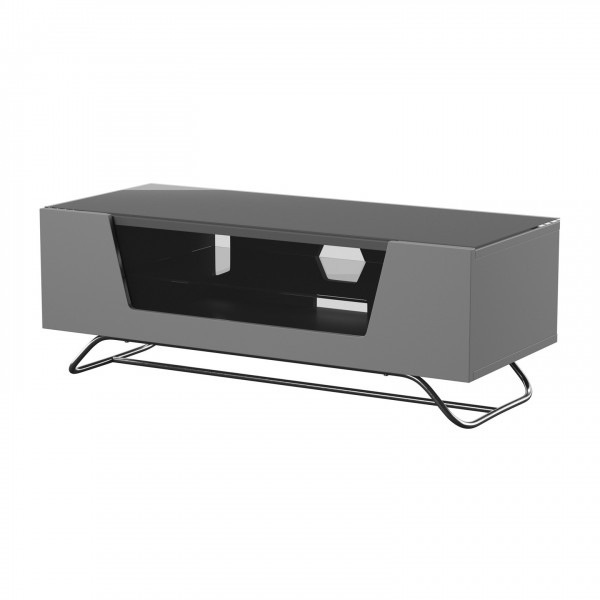 Alphason Chromium 2 1000 Gloss Grey TV (up to 50") Cabinet