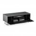 Alphason Chromium 2 1000 TV Cabinet, Gloss Grey - Doors open