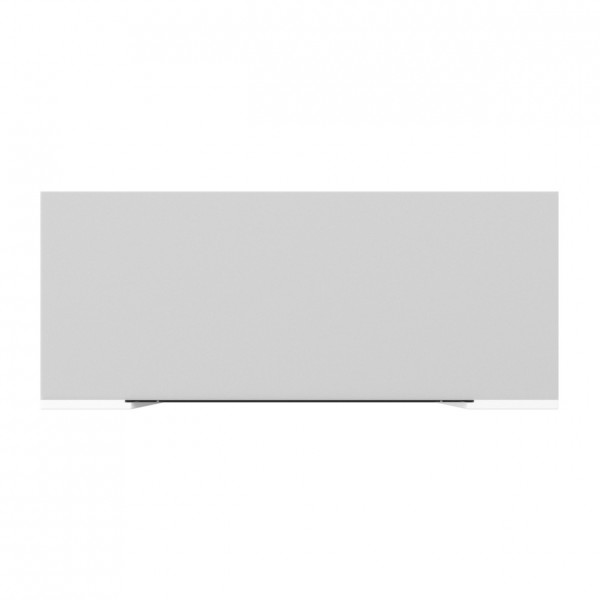 Alphason Chromium 2 1000 TV Cabinet, Gloss White - Top-down view