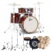 Gretsch Catalina Maple 22'' 5pc Plus Istanbul Xist talerze perkusyjne, elementy konstrukcyjne & Throne pakiet, Walnut Glaze