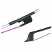 Coruss Carbon French Double Bass Bow, 3/4 Purple Hair