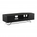 Alphason Chromium 2 1200 TV Cabinet, Gloss Black - Angled