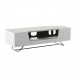 Alphason Chromium 2 1200 TV Cabinet, Gloss White - Angled