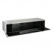 Alphason Chromium 2 1200 TV Cabinet, Gloss White - Doors open