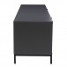 Alphason Chaplin ADCH1600 TV Cabinet, Charcoal Side View 2