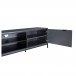 Alphason Chaplin ADCH1600 TV Cabinet, Charcoal Side View 3