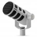 Rode Podmic USB Dynamic Microphone, White - Angled