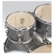 Gretsch Renegade Drum Kit with Hardware & Cymbals, Grey Sparkle - Rack Toms