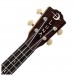 Luna Coral Concert Ukulele, Solid Mahogany Neck & Headstock View