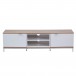 Alphason Chaplin ADCH1600 TV Cabinet, Light Oak Front View