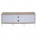 Alphason Chaplin ADCH1600 TV Cabinet, Light Oak Back View