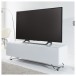 Alphason Chromium 2 Concept 1200 TV (up to 50 inch) Cabinet, White Lifestyle View