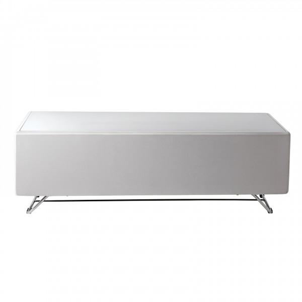 Alphason Chromium 2 Concept 1200 TV Cabinet, White Front View