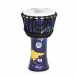 Percussion Plus Slap Djembe, Rope Tuned, 8 inch, World Map