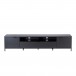 Alphason Chaplin ADCH2000 TV Cabinet, Charcoal Front View