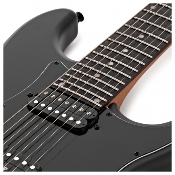 JET Guitars JS-400 7-String Rosewood, Matte Black at Gear4music