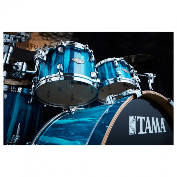 Tama Starclassic Performer 22" 4pc Shell Pack, Sky Blue Aurora - Lifestyle 3