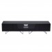 Alphason Chromium 2 1600 TV Cabinet, Black Front View