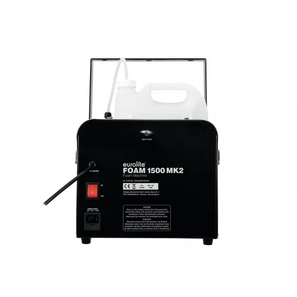 Eurolite Foam 1500 MK2 Foam Machine - Back