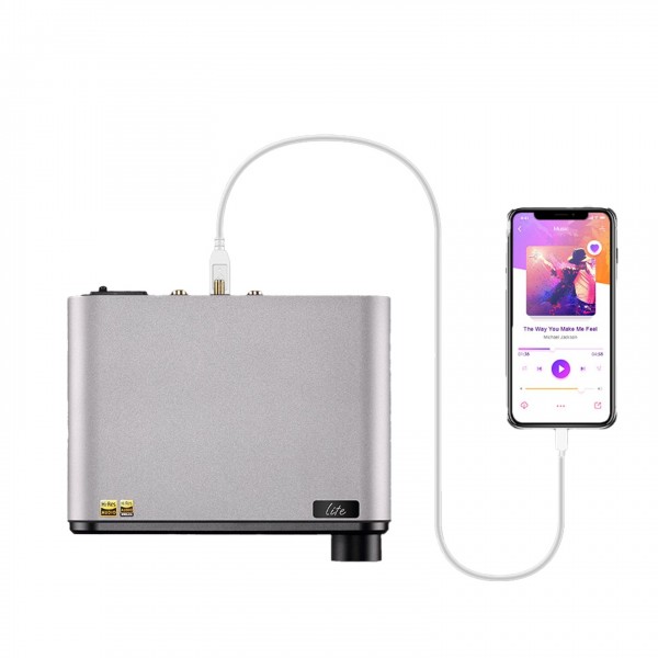 Topping DX5 Lite DAC and Headphone Amp - connectivity demonstration