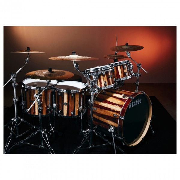 Tama Starclassic Performer 22" 5pc Shell Pack, Caramel Aurora - Lifestyle 3