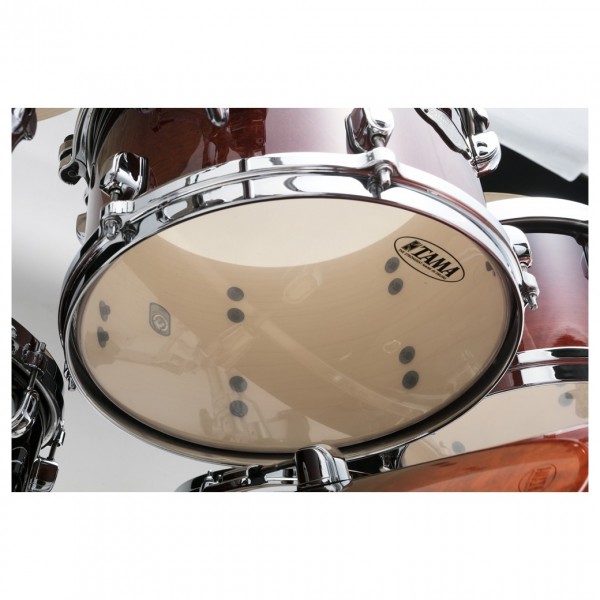Tama Starclassic Performer 22" 5pc Shell Pack, Dark Cherry Fade - Resonant Head