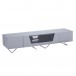 Alphason Chromium 2 1600 TV Cabinet, Grey Side View