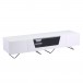 Alphason Chromium 2 1600 TV Cabinet, White Side View