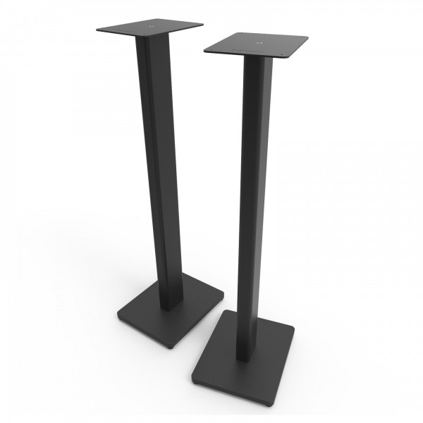 Kanto ST34 Speaker Stands 34” w/MDF Base, Black - Main Angled